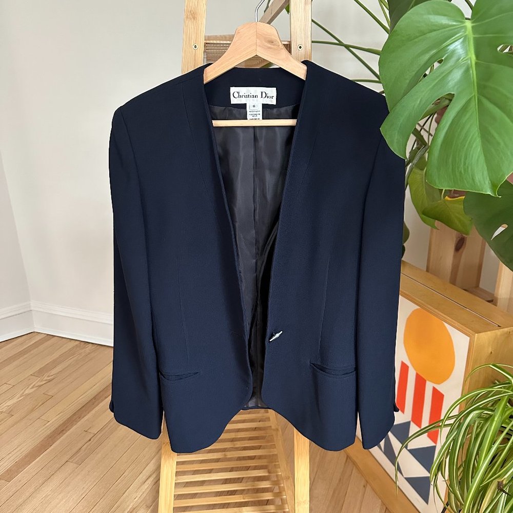 Christian Dior Navy Blazer